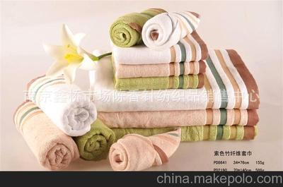 南京鑫橋市場(chǎng)陳香針紡織品銷(xiāo)售中心 專(zhuān)業(yè)供應(yīng)正品中國(guó)結(jié)竹纖維高檔毛巾系列